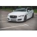 Накладка сплиттер на передний бампер на Jaguar XJ IV